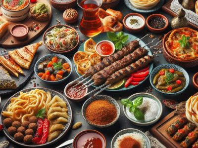 Блюда турецкой кухни / Turkish cuisine — created with AI